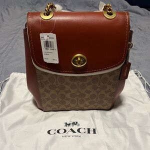 Coach 38585 Parker Convertible Backpack in Signature Canvas NEW WITH TAGS
